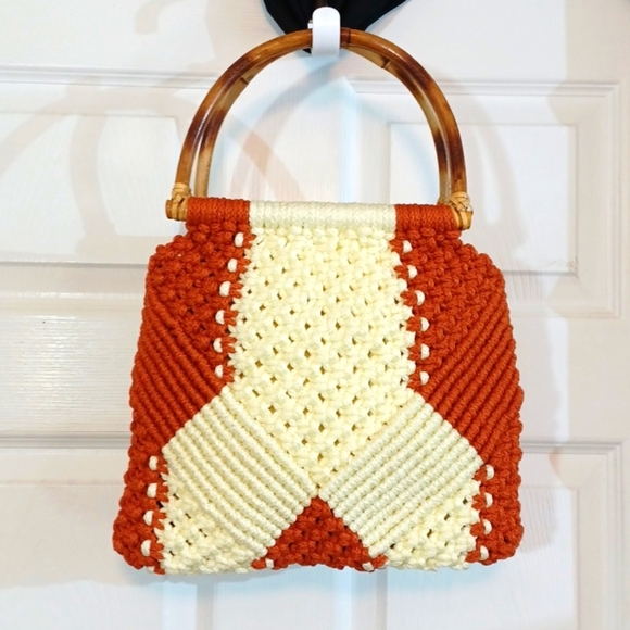 Handmade macrame bag - Picture 1 of 10